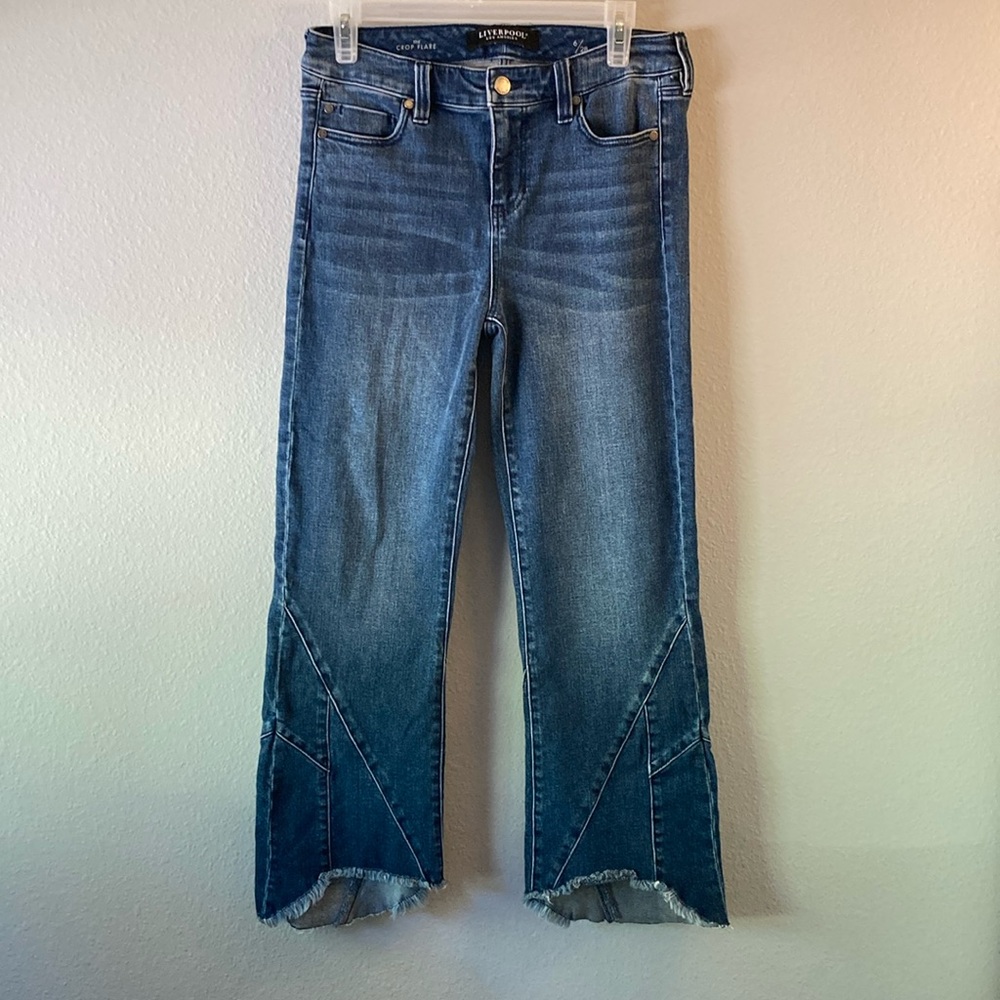 Liverpool Croped Flare Jeans 6/28